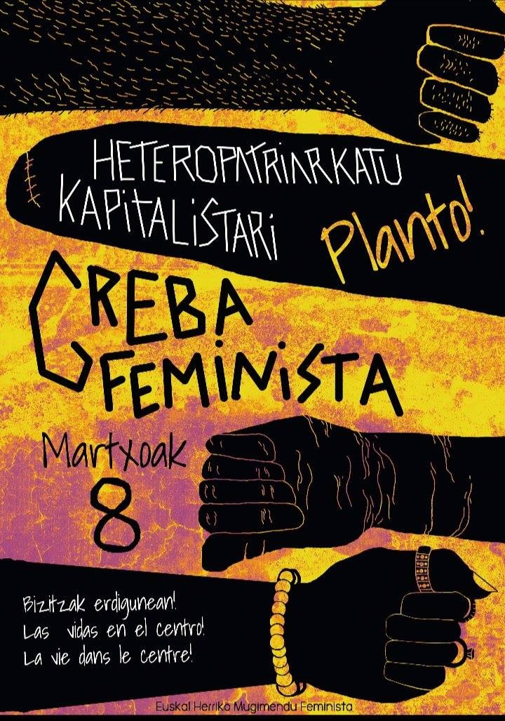 M8-ko greba prestatzeko asanblada deitu du Basaburuko Bilgune Feministak