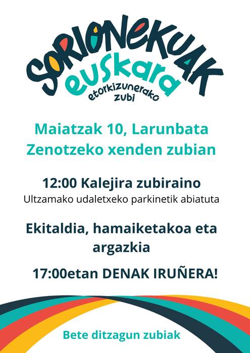Sorionekuak euskara etorkizunerako zubi ekimena