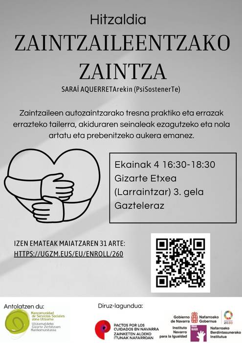 Hitzaldia: Zaintzaileendako zaintza