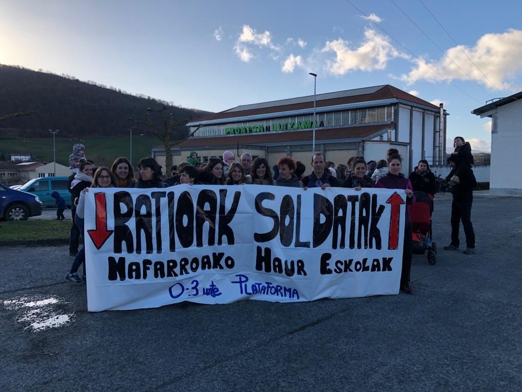 Eskualdeko familien babesa jaso du 0-3 urte plataformak