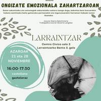 Tailerra: Ongizate emozionala zahartzaroan