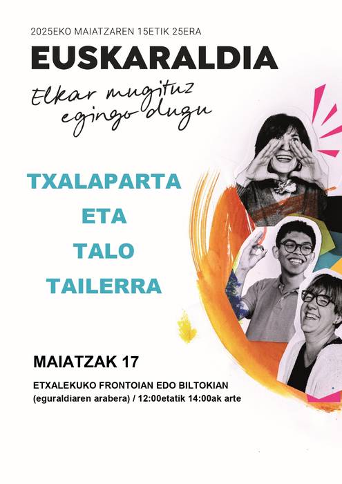 Txalaparta eta talo tailerra