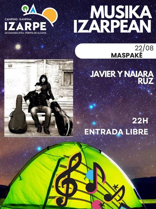 Musika Izarpean: Maspaké taldearen kontzertua abuztuaren 22an