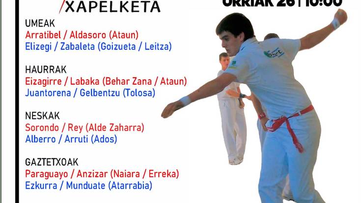 Gartzarongo XL. pilota txapelketa: finalaurrekoak