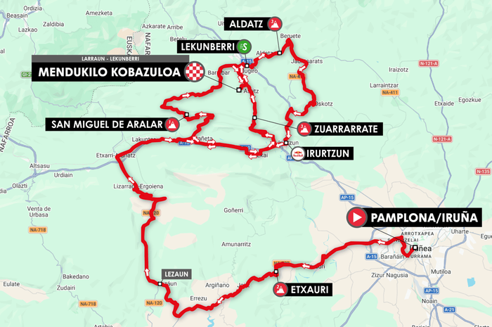 Itzulia Basaburutik eta Imoztik pasatuko da gaur