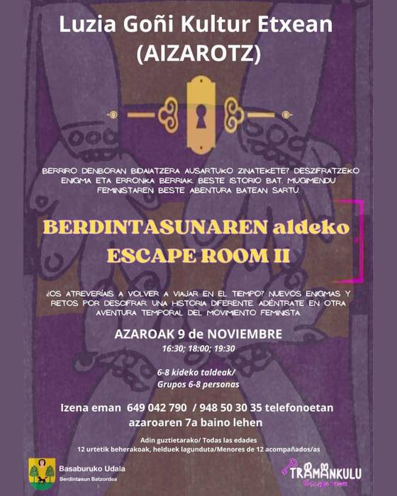 Berdintasunaren aldeko scape rooma