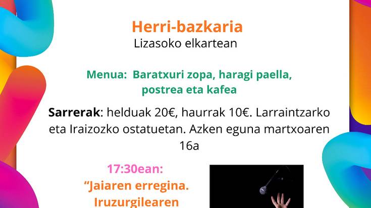 Herri bazkaria eta bakarrizketa