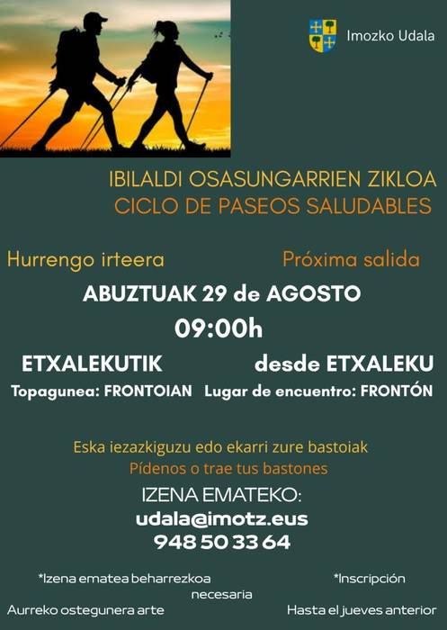 Ibilaldi osasungarrien zikloa: Etxaleku