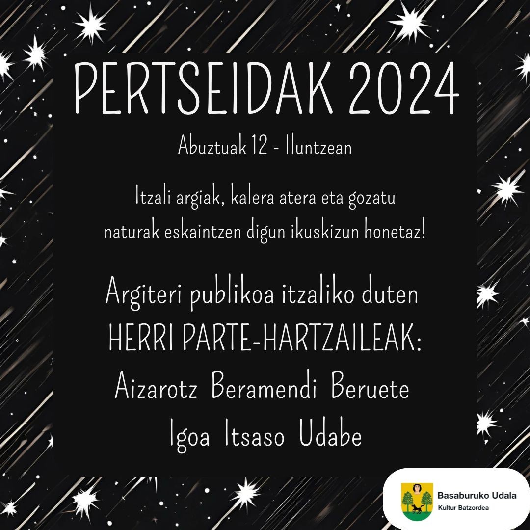 Pertseidak ikusteko ekimena Basaburuan