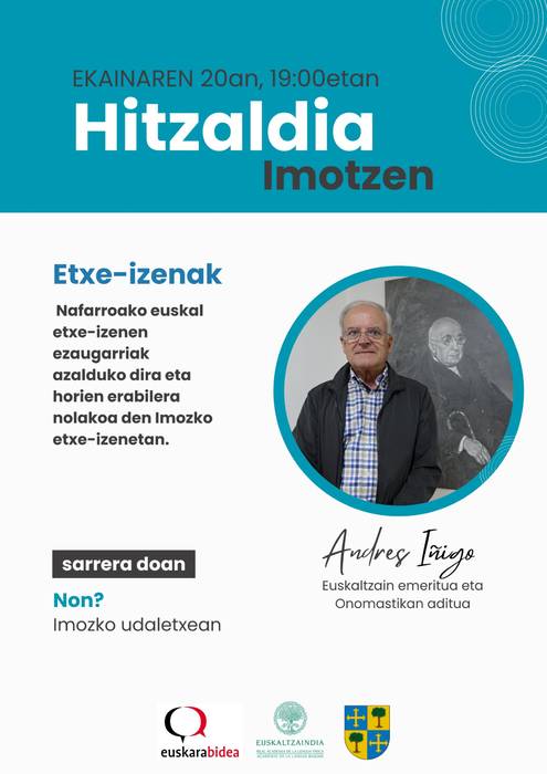 Hitzaldia: etxe-izenak