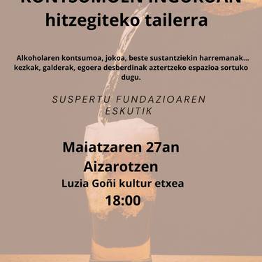 Kontsumoen inguruan hitz egiteko tailerra