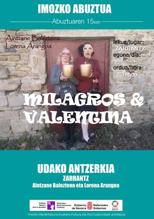 'Milagrosa & Valentina' antzerkia, Zarrantzen