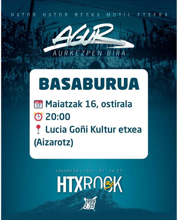 HTX Rock "Agur" aurkezpen bira