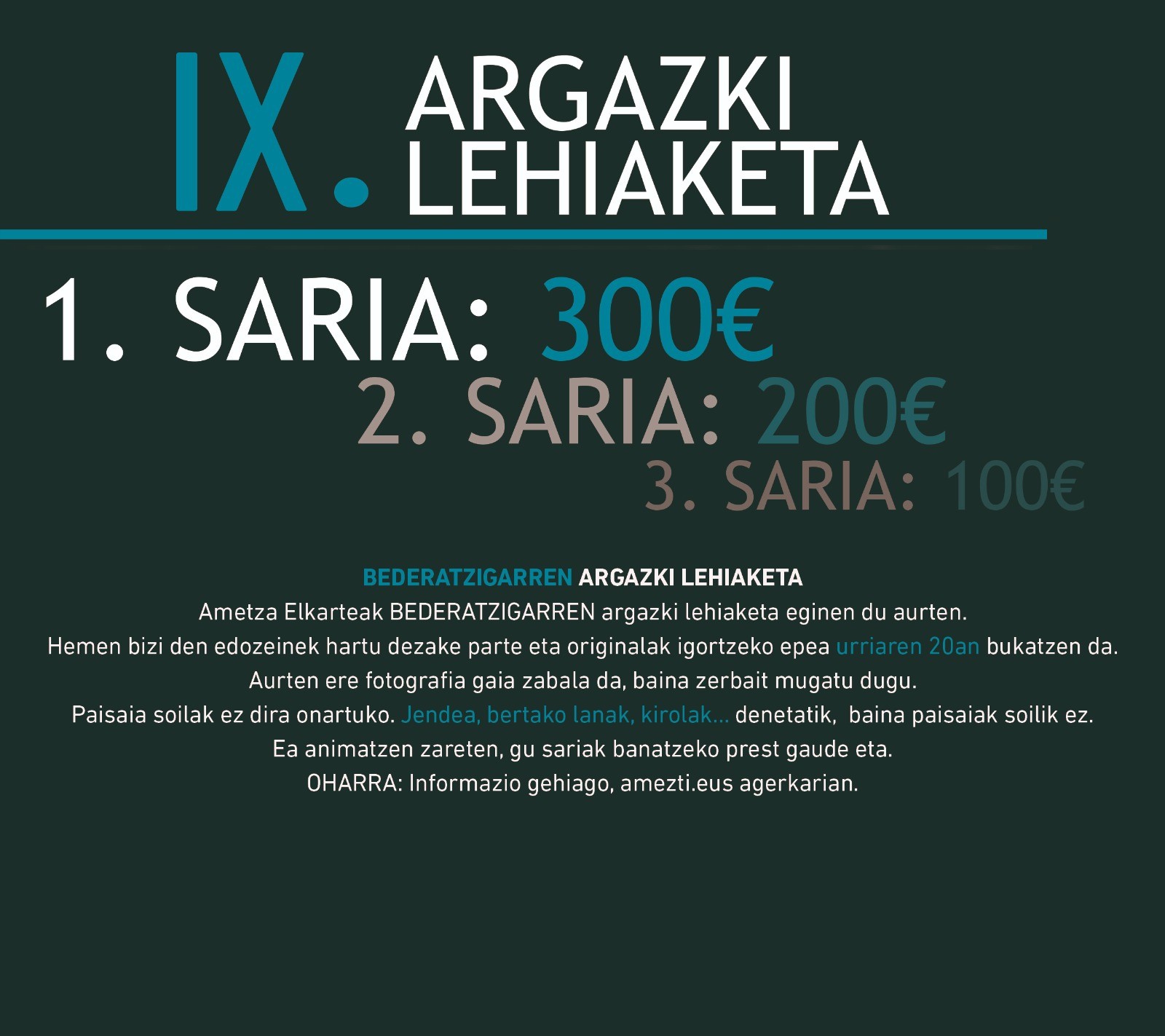 PULUNPE: BEDERATZIGARREN ARGAZKI LEHIAKETA. 2023
