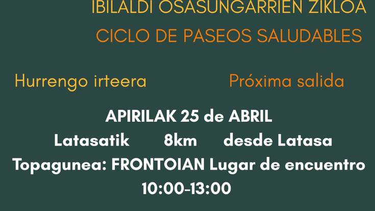 Ibilaldi osasungarrien zikloa