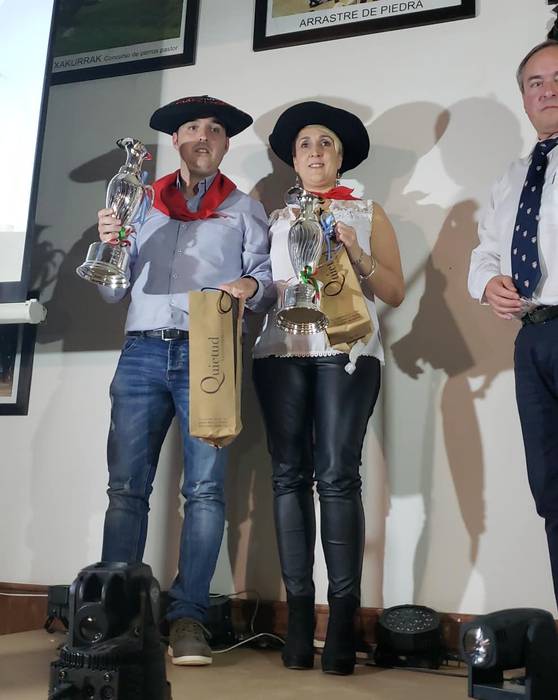 Timoteo Etxeberriak, Gelbentzukoa, eta Jaione Otxandorenak irabazi zuten Argentinako munduko mus txapelketa 