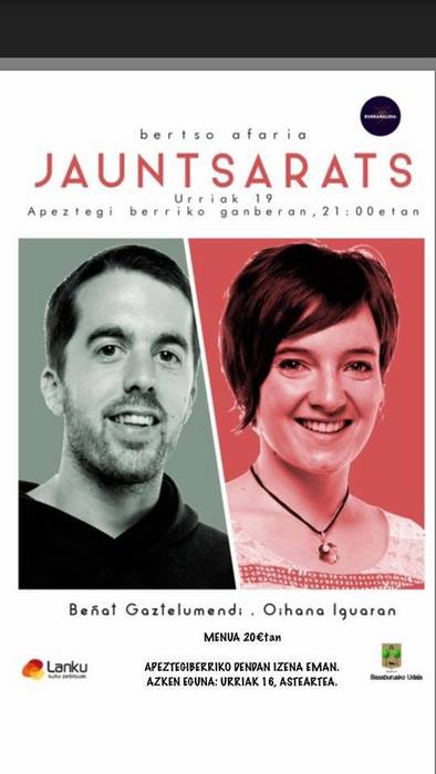 Euskaraldiko bertso afaria