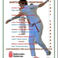 Gartzarongo XL. pilota txapelketa, igandeko partidak