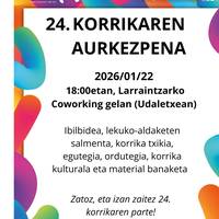 24. Korrikaren aurkezpena, eskualdean