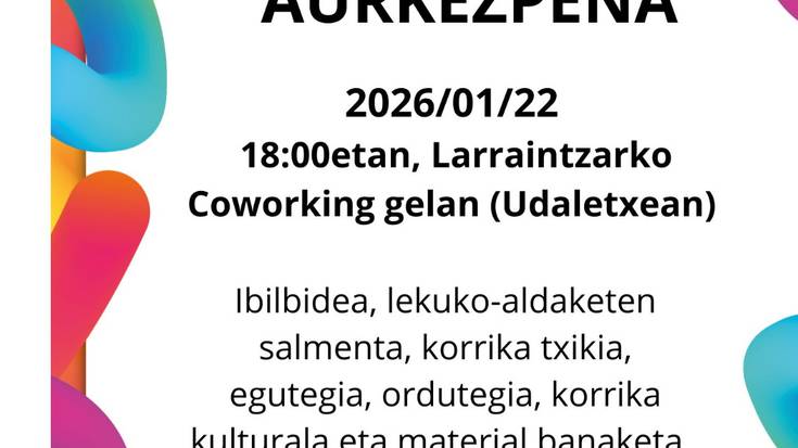 24. Korrikaren aurkezpena, eskualdean