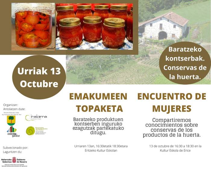 Emakumeen topaketa: baratzeko elikagaiak nola mantendu