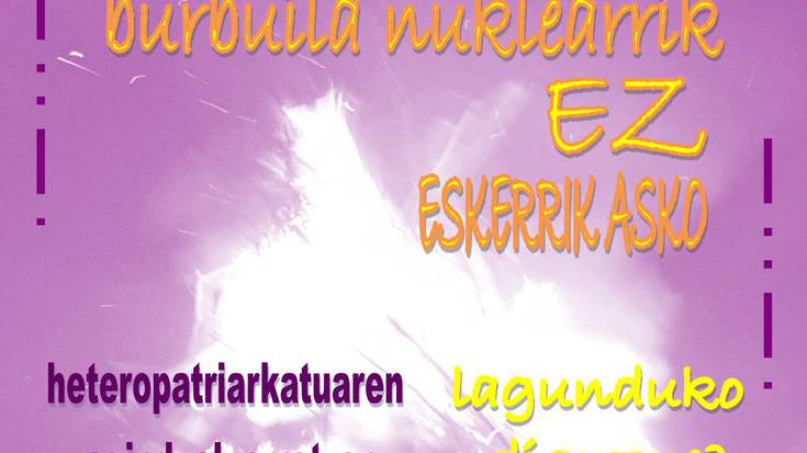 Heteropatriarkatuaren aginduak erretzen: Basaburuko Bilgune Feministak ekimen berezia eginen du arratsaldean