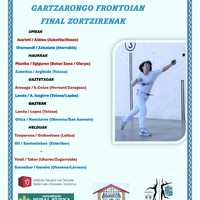 Gartzarongo XLI pilota txapelketa: larunbateko partidak