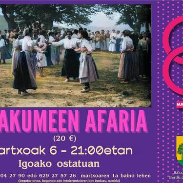 M8: Emakumeen afaria