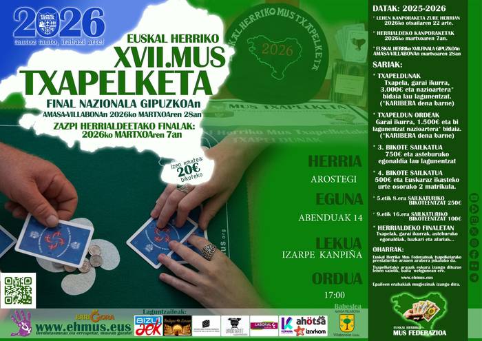 EHko mus txapelketa: Arostegi