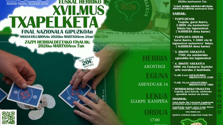 EHko mus txapelketa: Arostegi