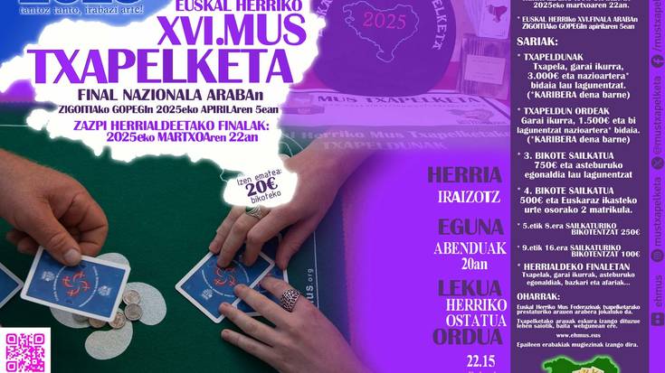 Euskal Herriko Mus Txapelketa: Iraizozko kanporaketa