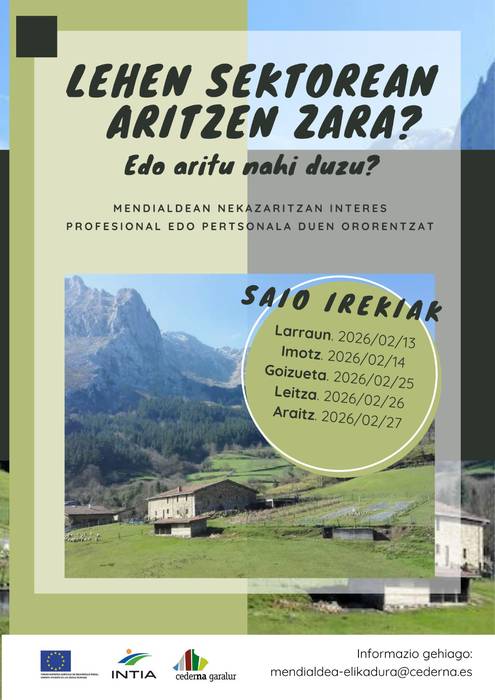 Lehen sektorean ari direnentzat edo nahi luketenentzat saio irekia