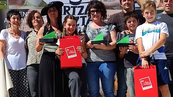 Eskualdeko bi gaztandegi, Artzain Gazta Lehiaketan sarituak