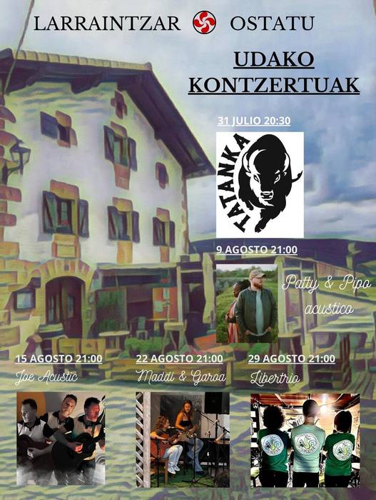 Maddi & Garoaren kontzertua Larraintzarko Ostatuan