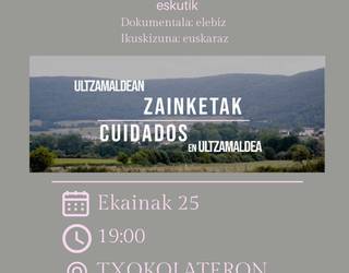 Zaintzen inguruko dokumentala ondu dute Ultzamaldean