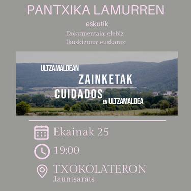 Zainketak Ultzamaldean dokumentalaren aurkezpena