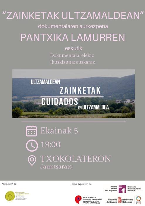 Zainketak Ultzamaldean dokumentalaren aurkezpena